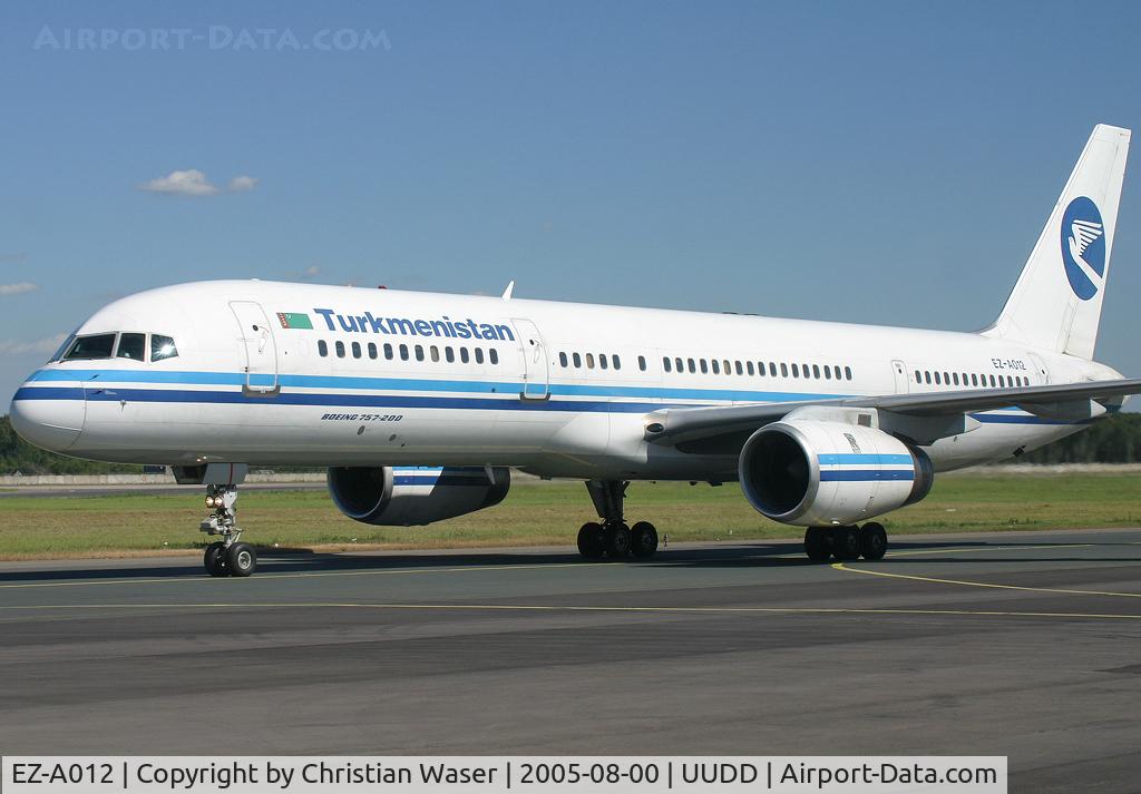 EZ-A012, 1996 Boeing 757-22K C/N 28337, Turkmenistan