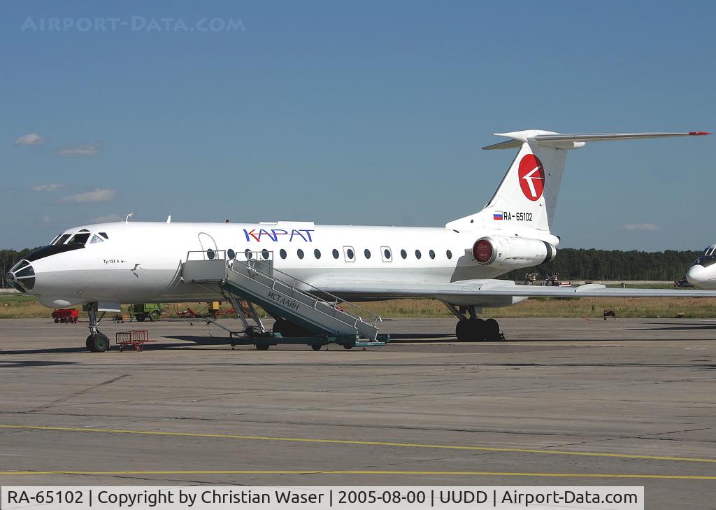RA-65102, 1977 Tupolev Tu-134A C/N 60267, Karat