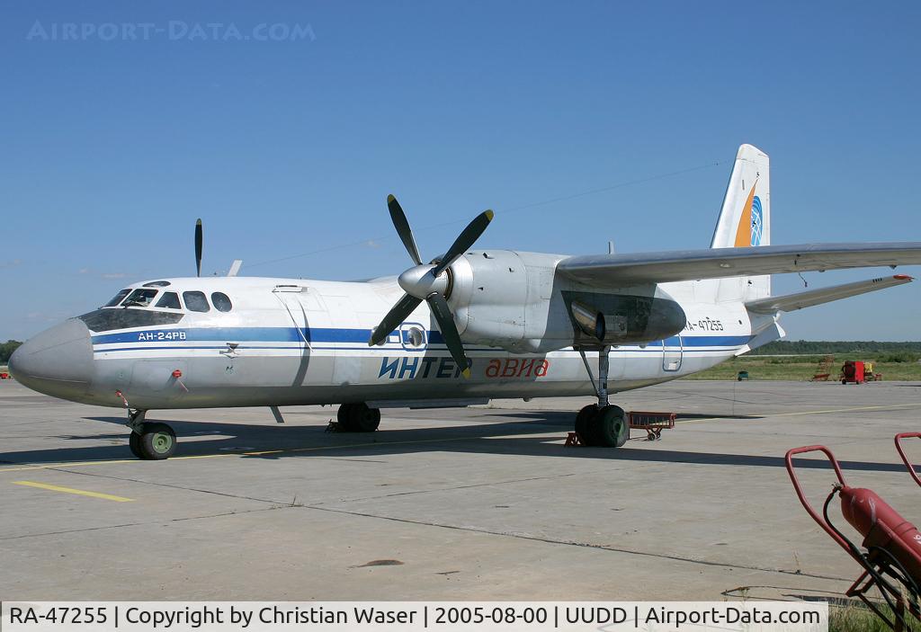 RA-47255, 1972 Antonov An-24RV C/N 27307707, Interavia