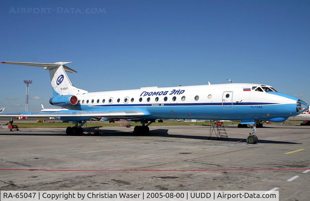 RA-65047, 1976 Tupolev Tu-134A C/N 49600, Gromov Air
