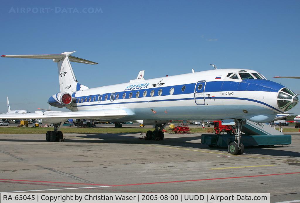 RA-65045, 1976 Tupolev Tu-134A C/N 49500, Kolavia