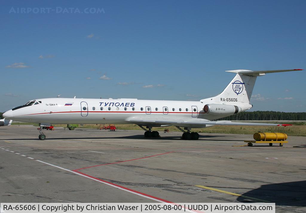 RA-65606, Tupolev Tu-134A-3 C/N 46330, Tupolev