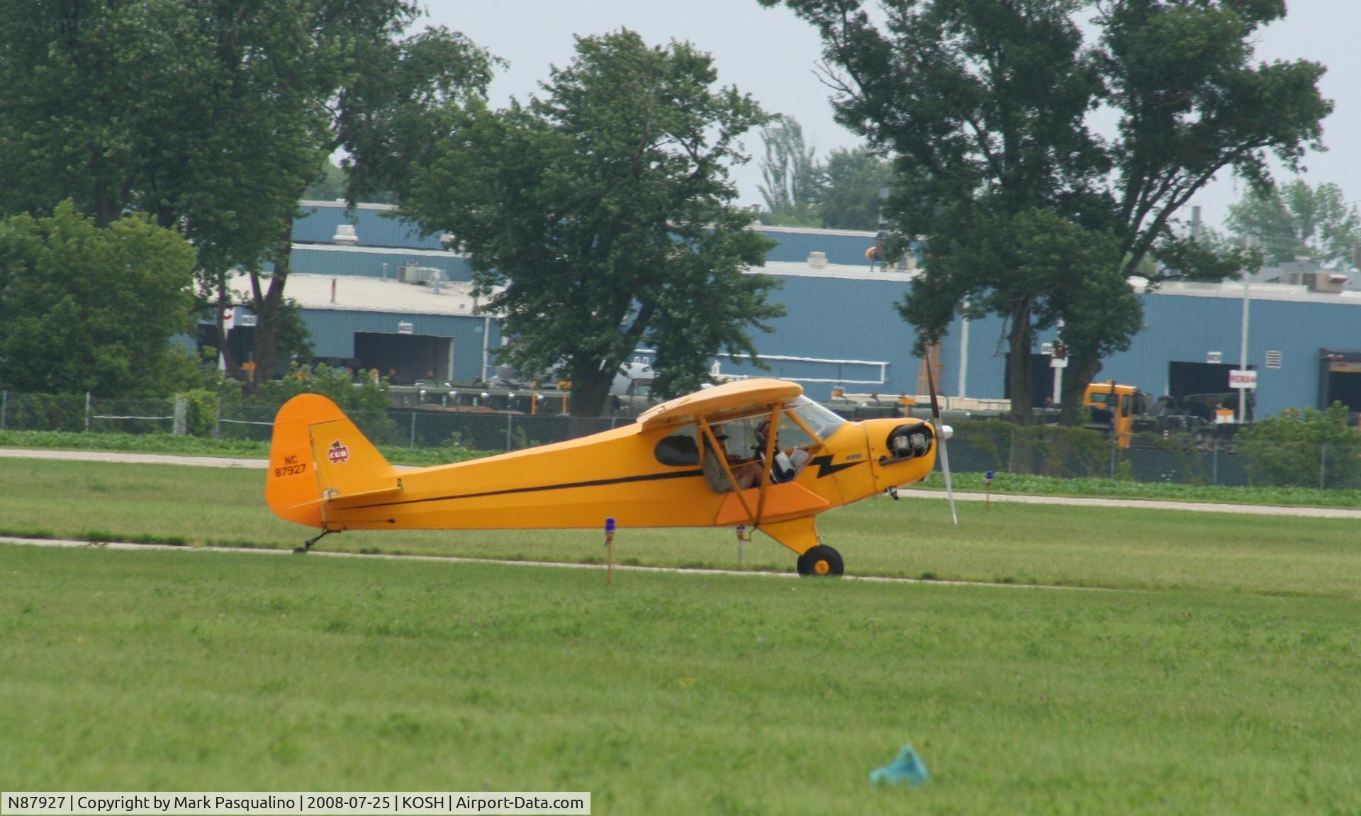 N87927, 1946 Piper J3C-65 Cub Cub C/N 15545, Piper J3C-65
