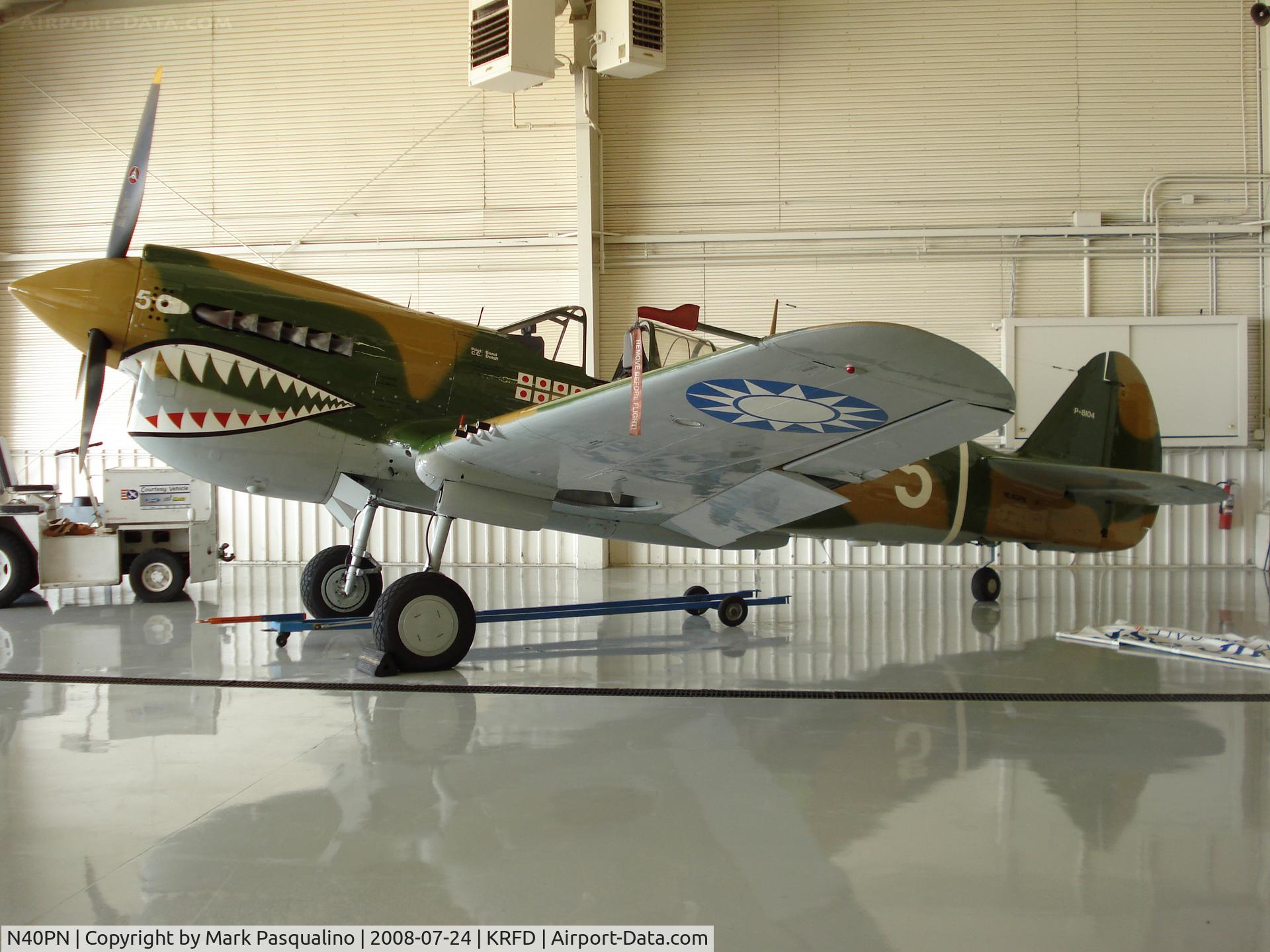 N40PN, 1944 Curtiss P-40N Warhawk C/N 33109, Curtiss Wright P-40N