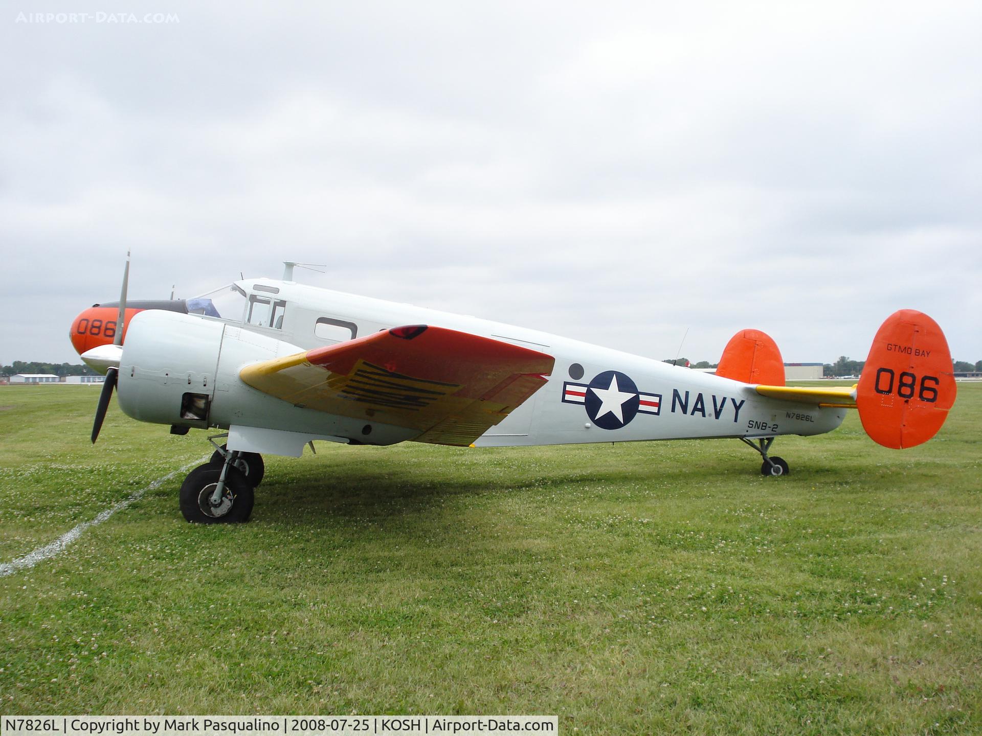 N7826L, 1951 Beech TC-45G C/N AF-86, Beech TC-45G