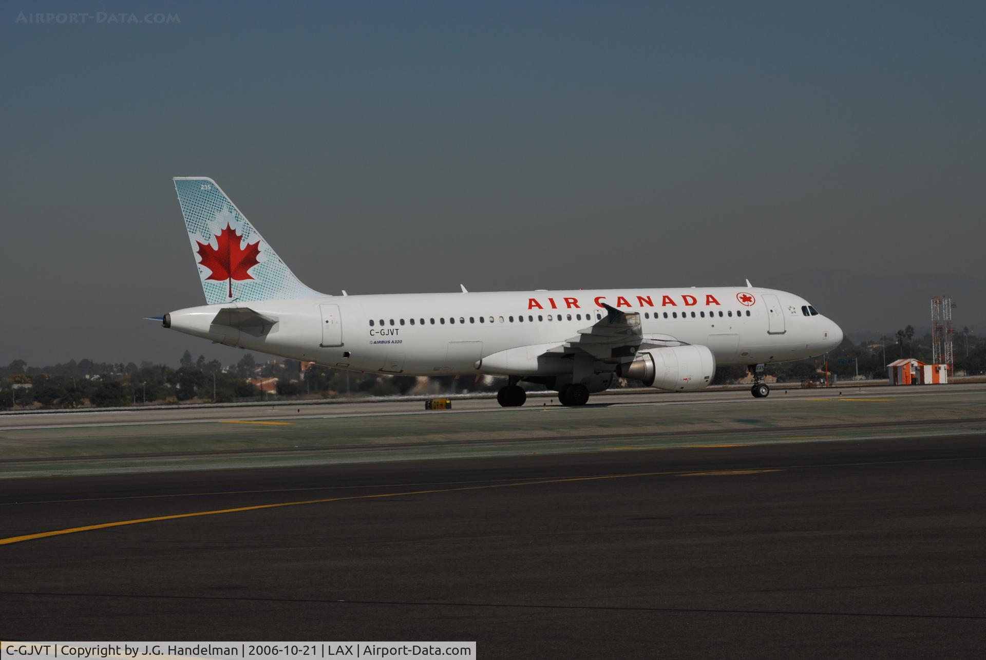 C-GJVT, 2002 Airbus A320-214 C/N 1719, Taxi at LAX
