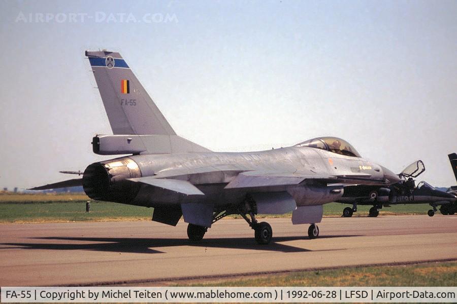 FA-55, 1980 SABCA F-16AM Fighting Falcon C/N 6H-55, 349 Squadron - Belgium Air Force