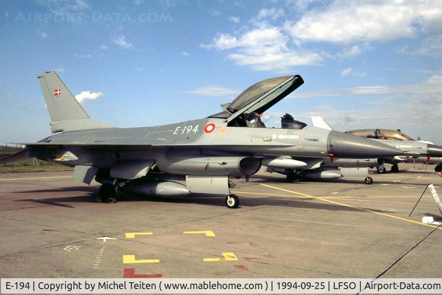E-194, SABCA F-16A Fighting Falcon C/N 6F-21, Danish Air Force