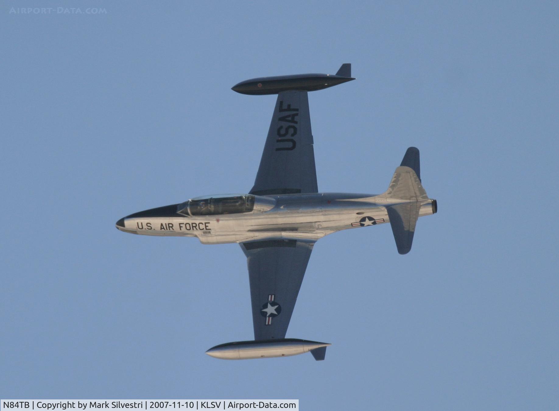 N84TB, Canadair T-33AN Silver Star 3 C/N T33-129, Nellis 2007