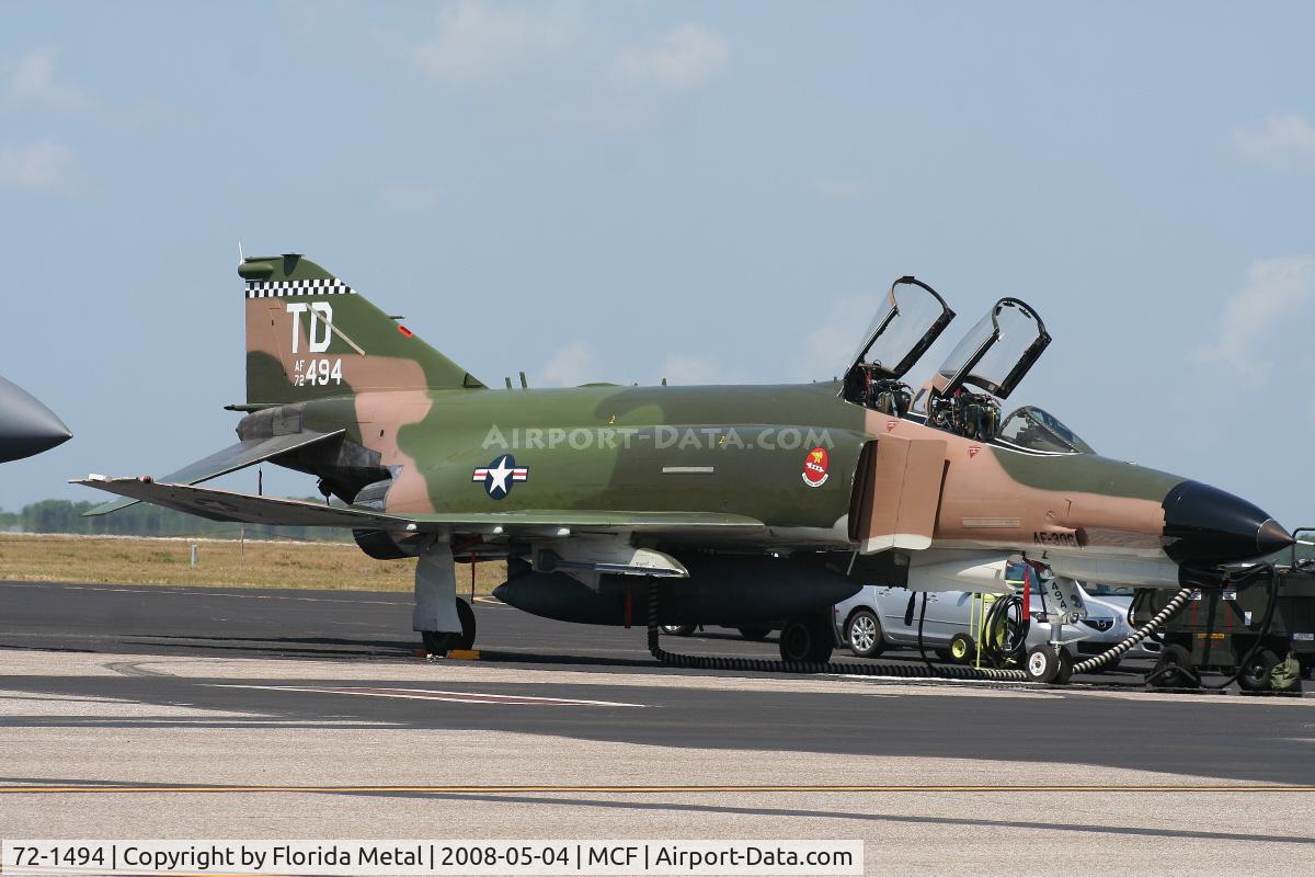 72-1494, McDonnell Douglas QF-4E Phantom II C/N 4498, F-4 Phantom