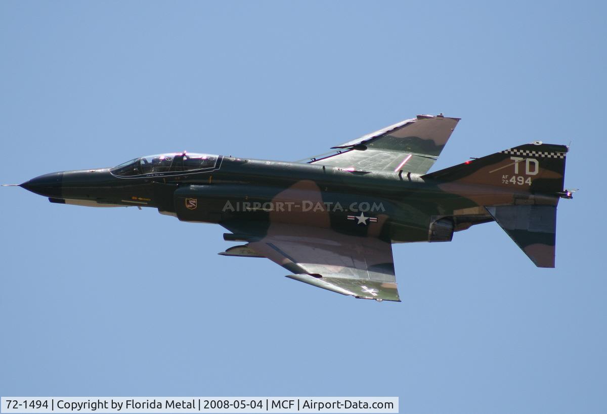 72-1494, McDonnell Douglas QF-4E Phantom II C/N 4498, F-4 Phantom