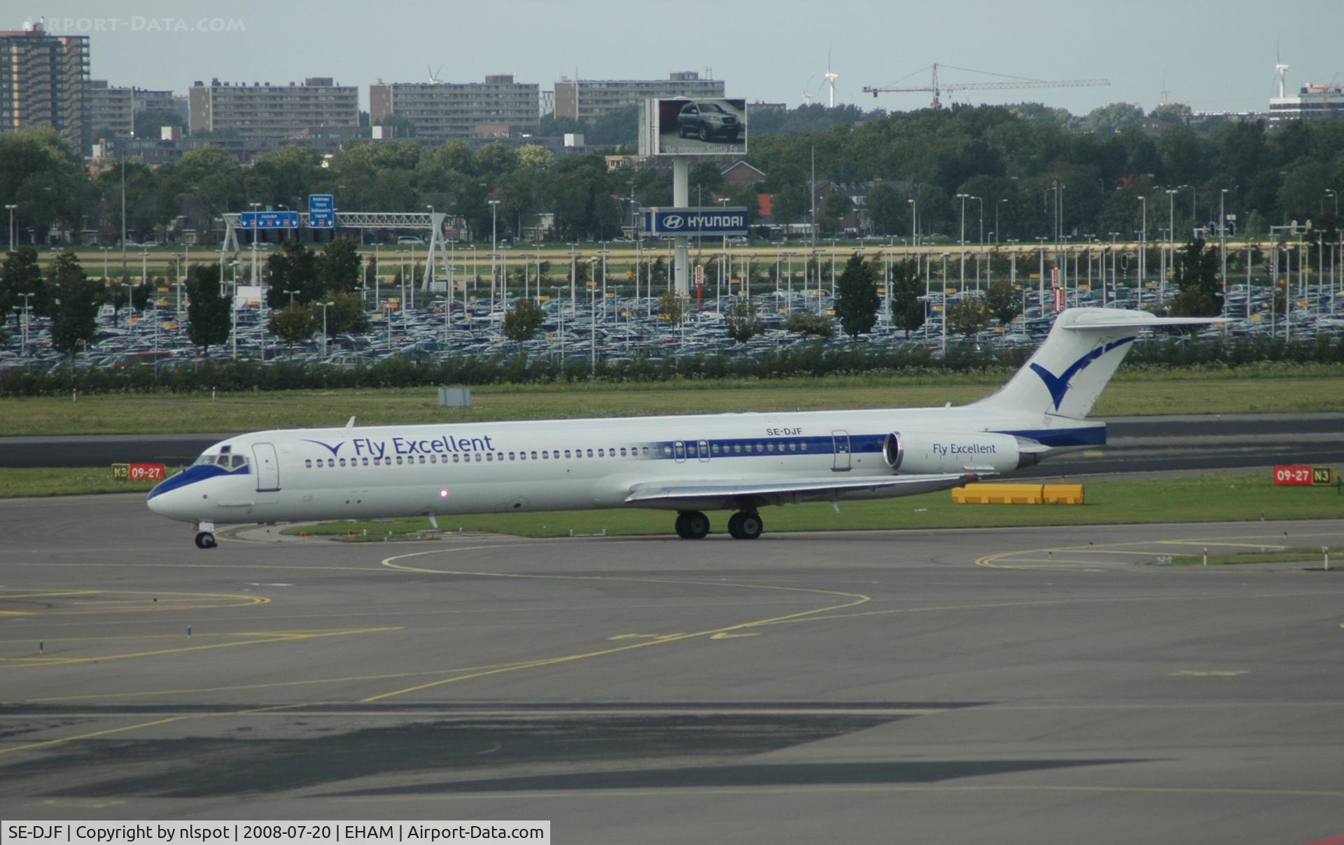 SE-DJF, 1987 McDonnell Douglas MD-83 (DC-9-83) C/N 49568, Flying for Sterling
