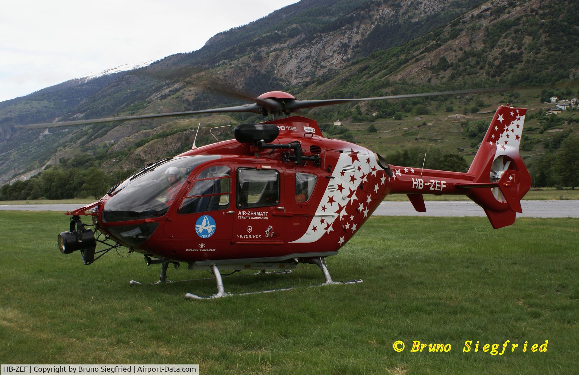 HB-ZEF, 2002 Eurocopter EC-135T-2 C/N 0259, Raron Airport