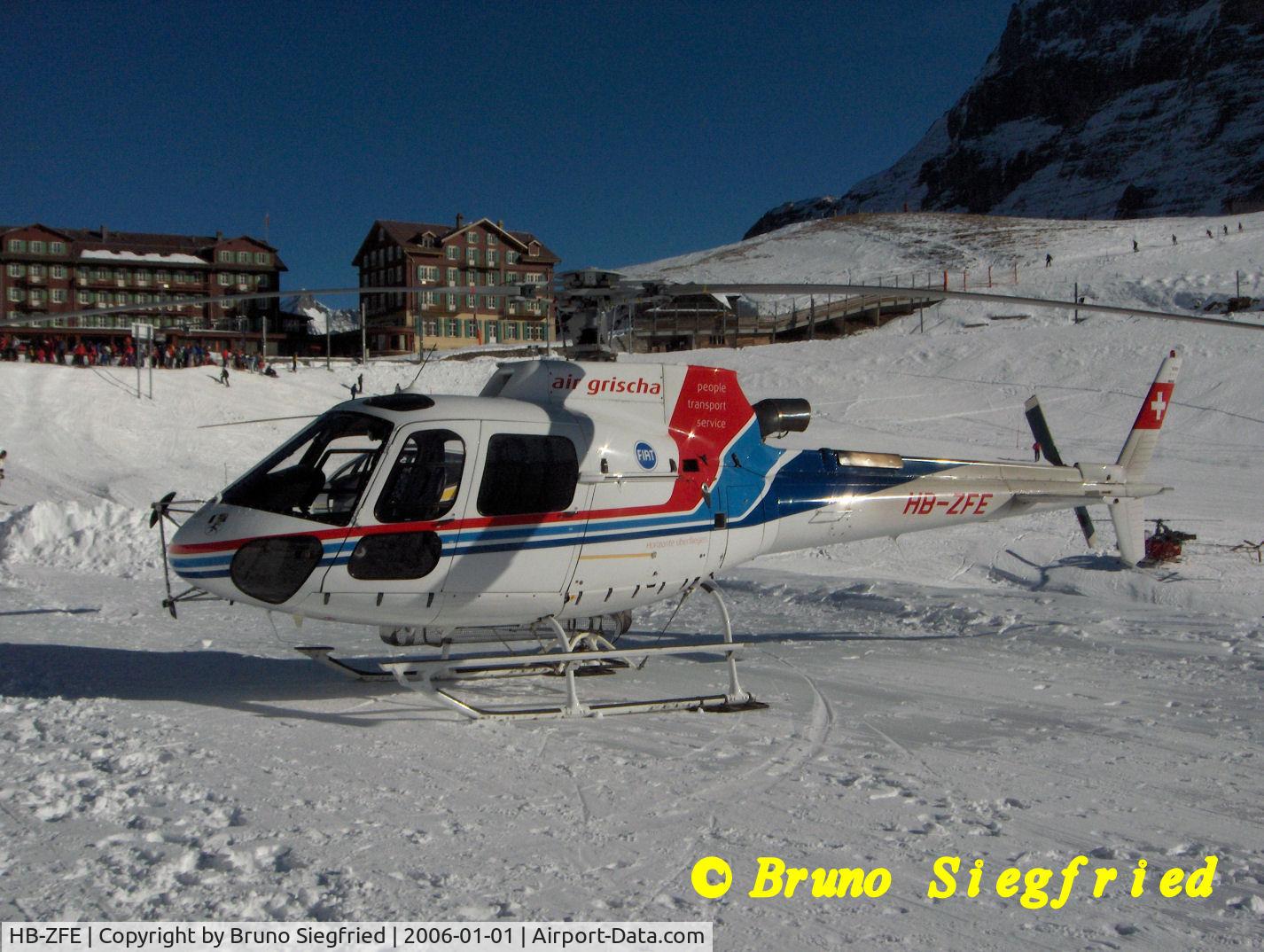 HB-ZFE, 2003 Eurocopter AS-350B-3 Ecureuil Ecureuil C/N 3671, Kleine Scheidegg