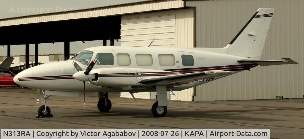 N313RA, 1980 Piper PA-31-350 Chieftain C/N 31-8052069, At Centennial