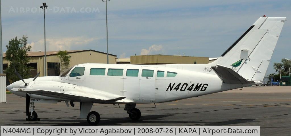 N404MG, Cessna 404 Titan C/N 404-0813, At Centennial