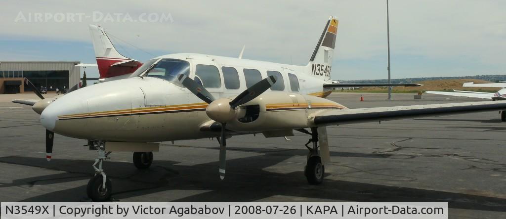 N3549X, 1980 Piper PA-31-350 Chieftain C/N 31-8052034, At Centennial
