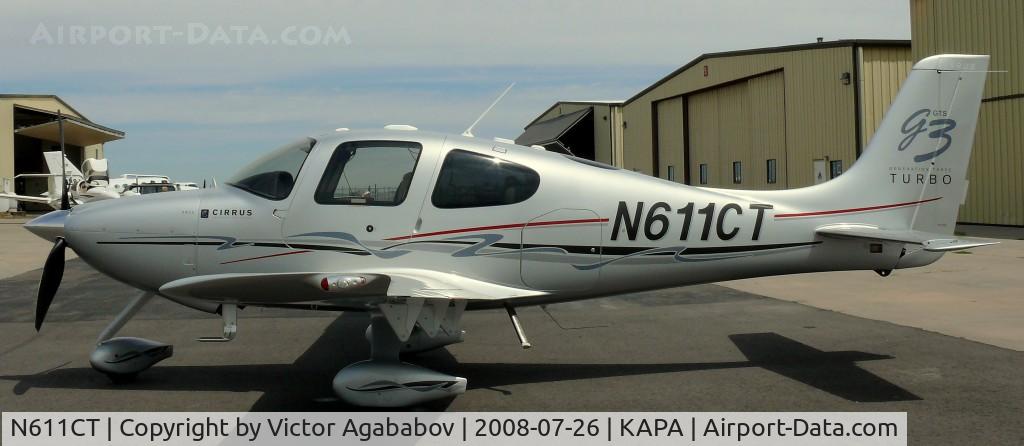 N611CT, 2008 Cirrus SR22 C/N 2911, At Centennial