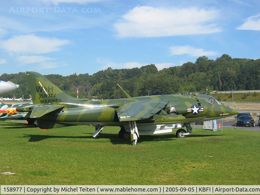 158977, Hawker Siddeley AV-8C Harrier C/N 712138, Museum of Flight