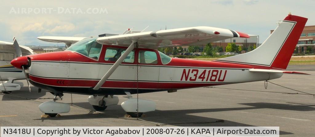N3418U, 1963 Cessna 182F Skylane C/N 18254818, At Centennial.
