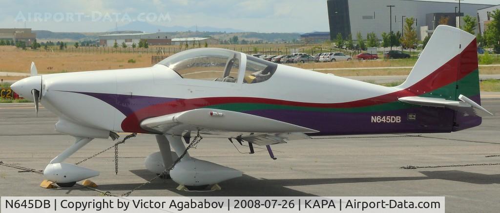N645DB, 2004 Vans RV-6A C/N 24345, At Centennial.