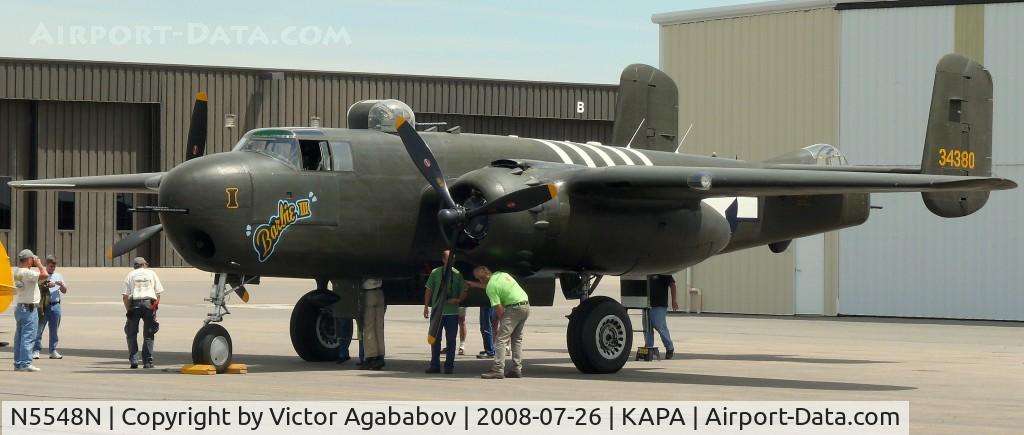 N5548N, 1943 North American B-25H Mitchell C/N 98-21107, At Centennial.