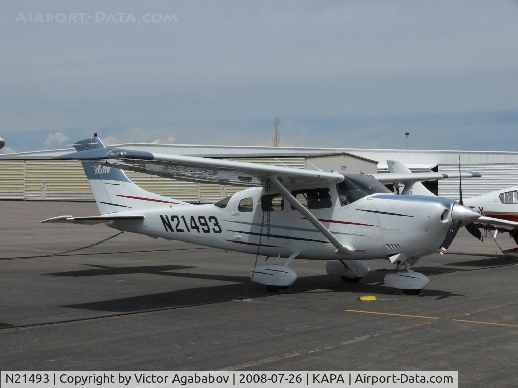 N21493, 2003 Cessna T206H Turbo Stationair C/N T20608423, At Centennial.