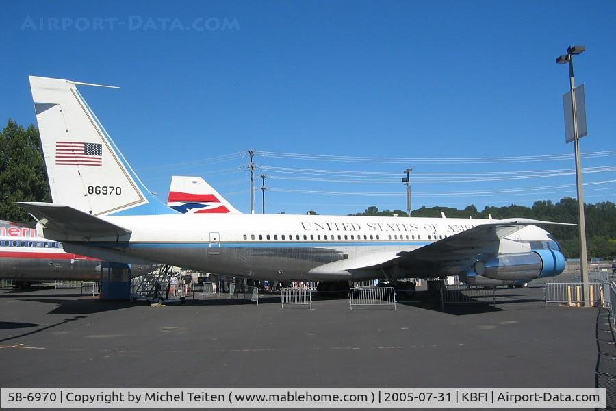 58-6970, 1958 Boeing VC-137A C/N 17925, Boeing Museum of Flight