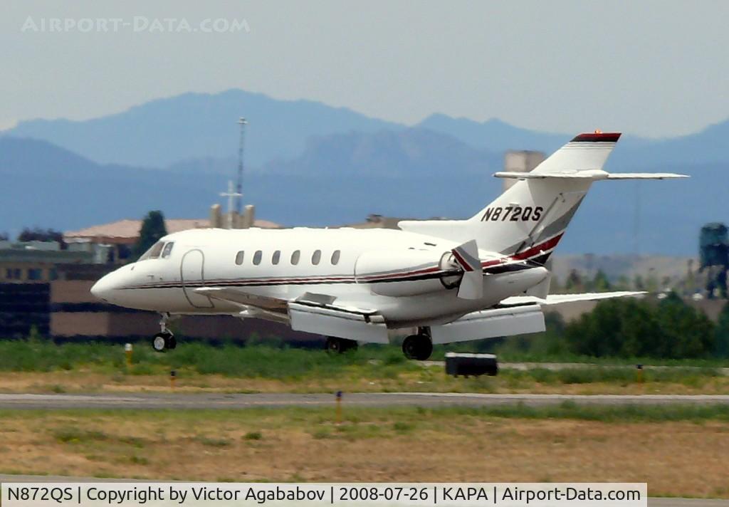 N872QS, 2000 Raytheon Hawker 800XP C/N 258472, At Centennial