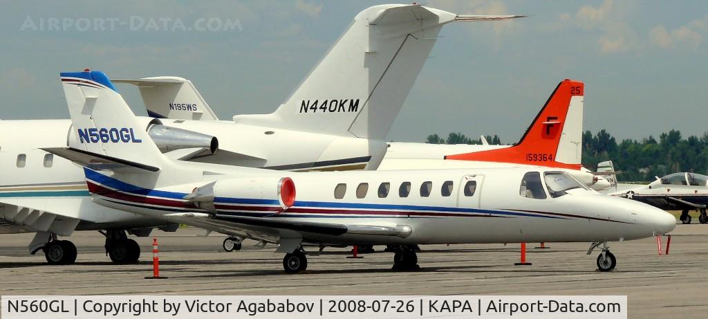 N560GL, 1990 Cessna 560 Citation V C/N 560-0079, At Centennial