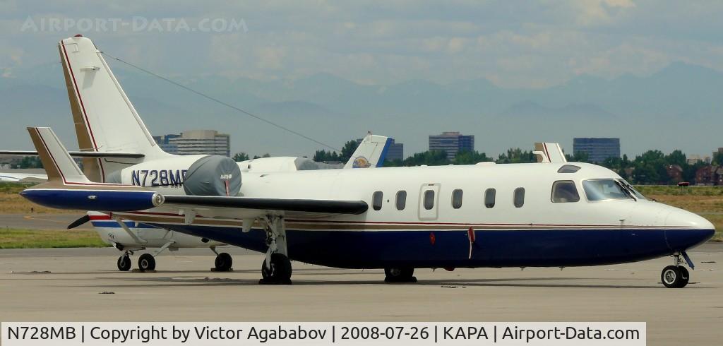 N728MB, 1984 Israel Aircraft Industries IAI-1124A Westwind II C/N 419, At Centennial