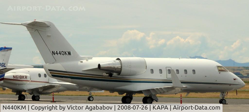 N440KM, 1989 Canadair Challenger 601-3A (CL-600-2B16) C/N 5053, At Centennial