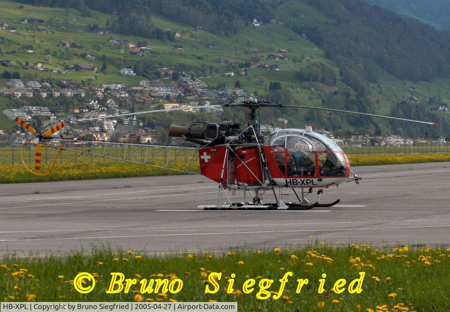 HB-XPL, 1979 Aerospatiale SA-315B Lama C/N 2560, Buochs LSZC