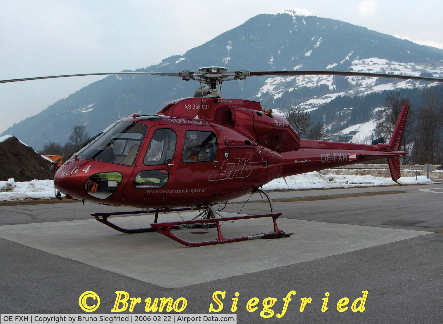 OE-FXH, Aerospatiale AS-355F-2 Ecureuil 2 C/N 5429, Heliport Kaltenbach LOJK