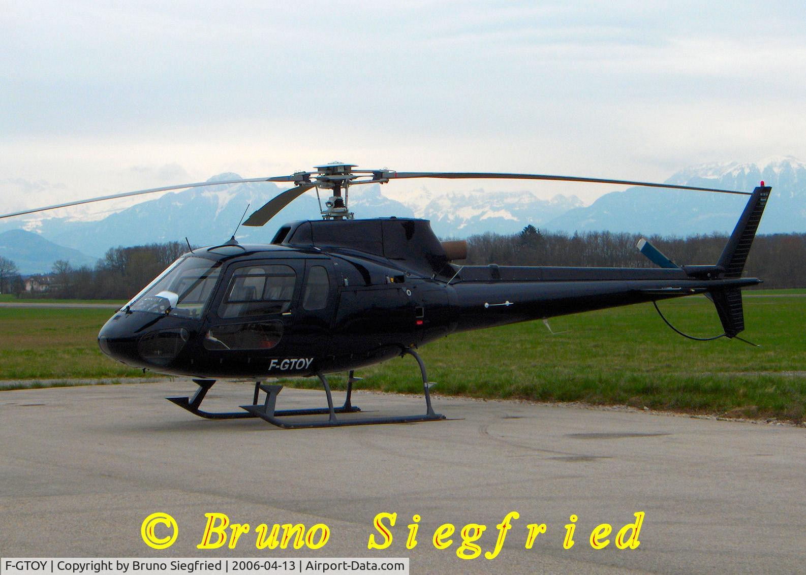 F-GTOY, Aerospatiale AS-350B Ecureuil C/N 1030, Annemasse LFLI