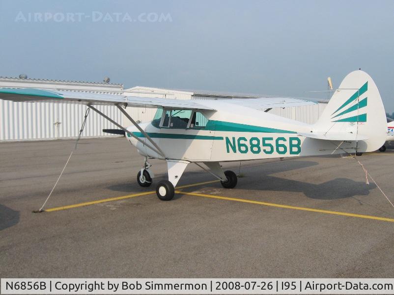 N6856B, 1956 Piper PA-22-150 C/N 22-4156, On the ramp at Kenton, OH