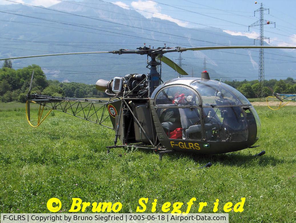 F-GLRS, Aerospatiale SE-313B Alouette II C/N 1346, Bex (Suisse) LSGB