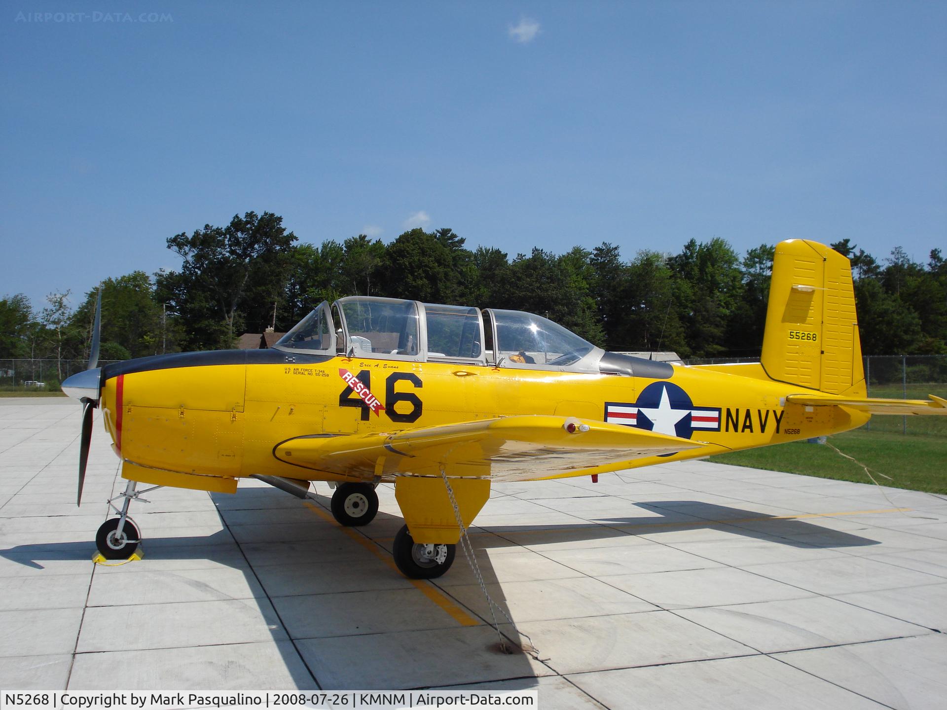 N5268, 1955 Beech (CCF) T-34A Mentor (A45) C/N G-825, Beech T-34A