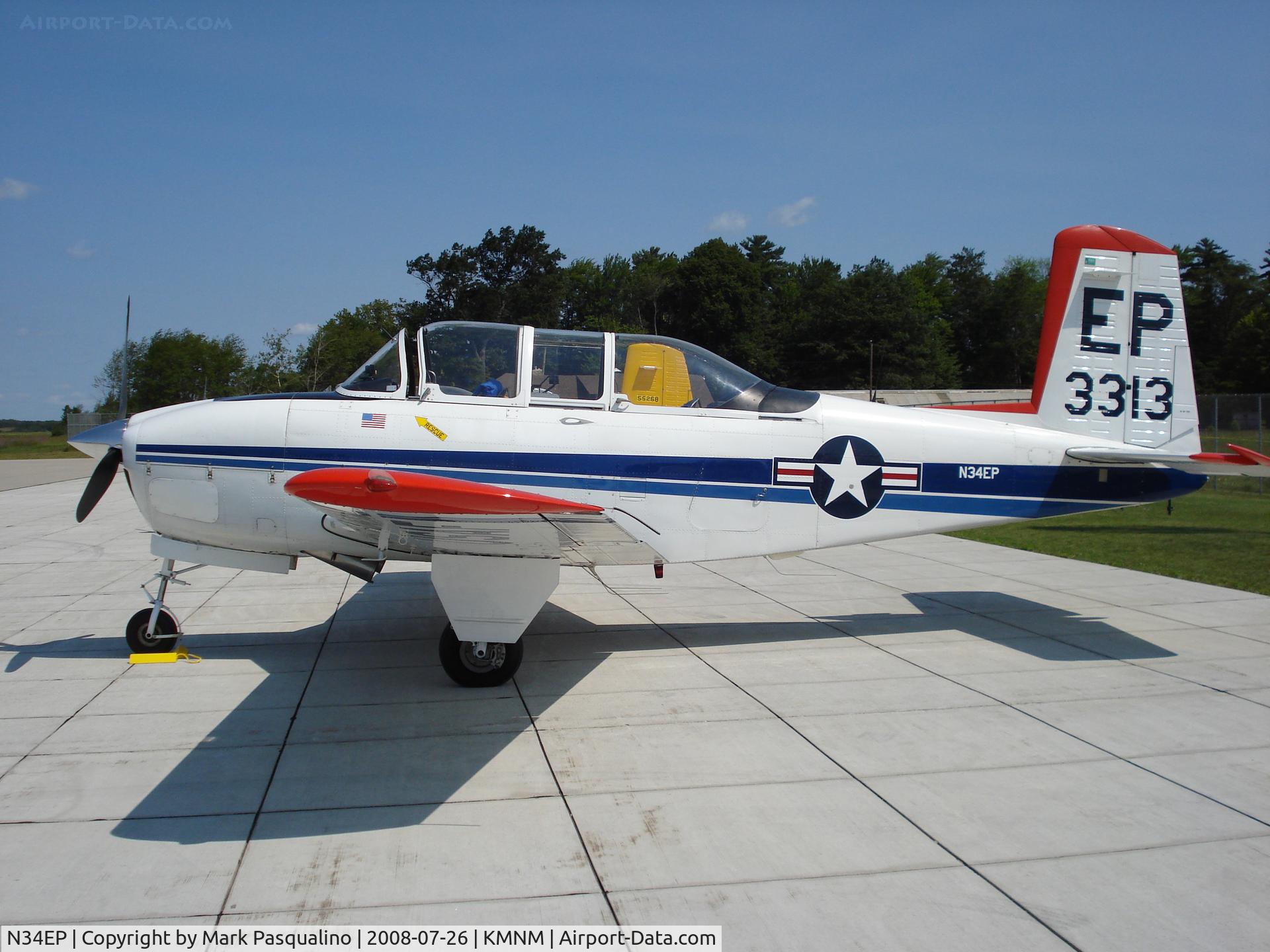 N34EP, Beech T-34-A (A45) Mentor C/N G-74, Beech T-34A