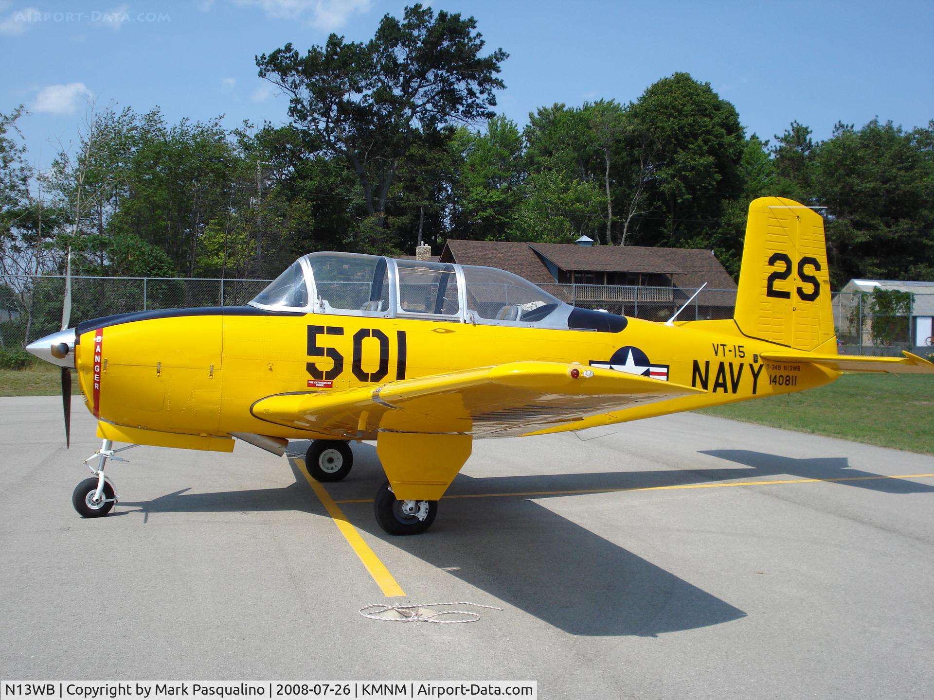 N13WB, 1956 Beech D-45 Mentor C/N BG-145, Beech T-34B