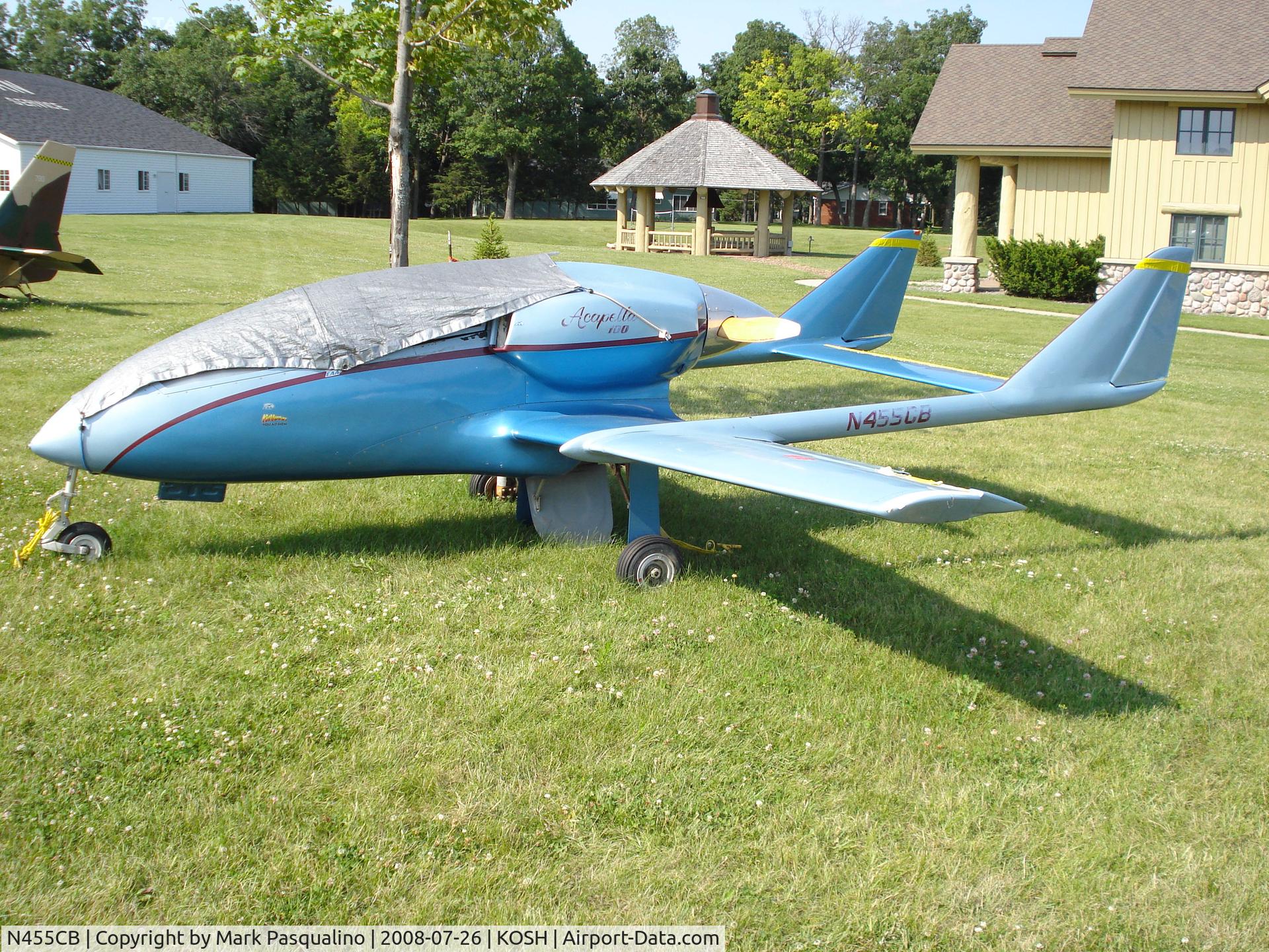 N455CB, Barlow Carl D Acapella C/N 0002, Acapella
