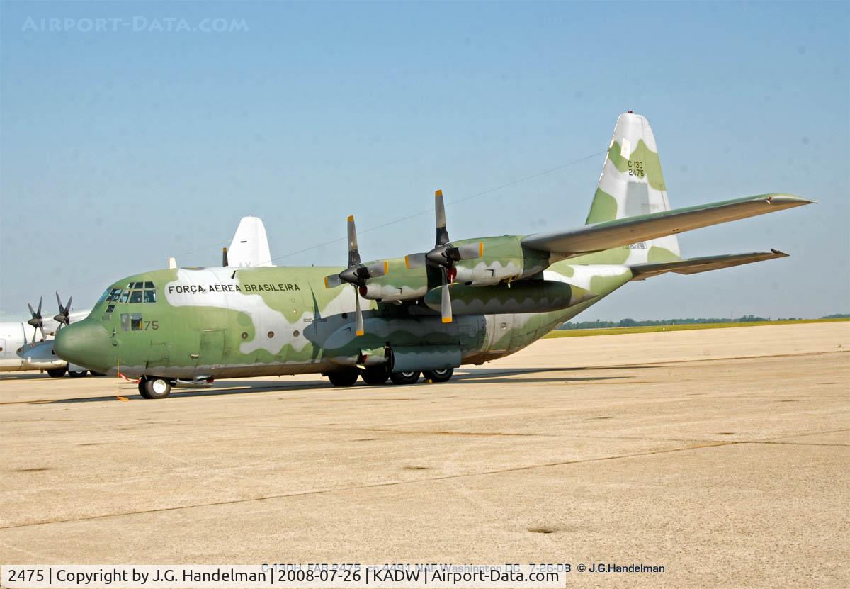 2475, 1972 Lockheed C-130H Hercules C/N 382-4491, Brazilian C-130H at NAF Washington