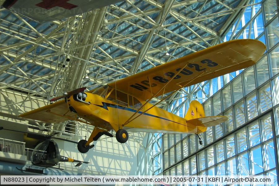 N88023, 1946 Piper J3C-65 Cub C/N 15641, Museum of Flight