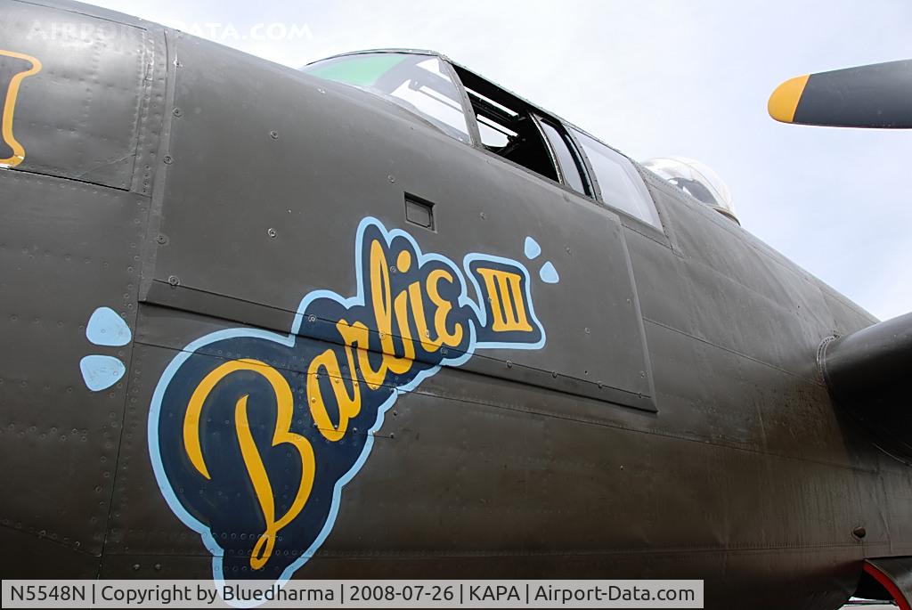 N5548N, 1943 North American B-25H Mitchell C/N 98-21107, Barbie III Nose art on Port side.