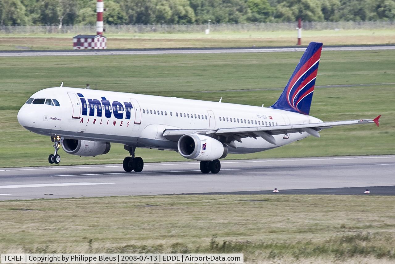 TC-IEF, 1999 Airbus A321-231 C/N 968, Rotating on rw 23L.