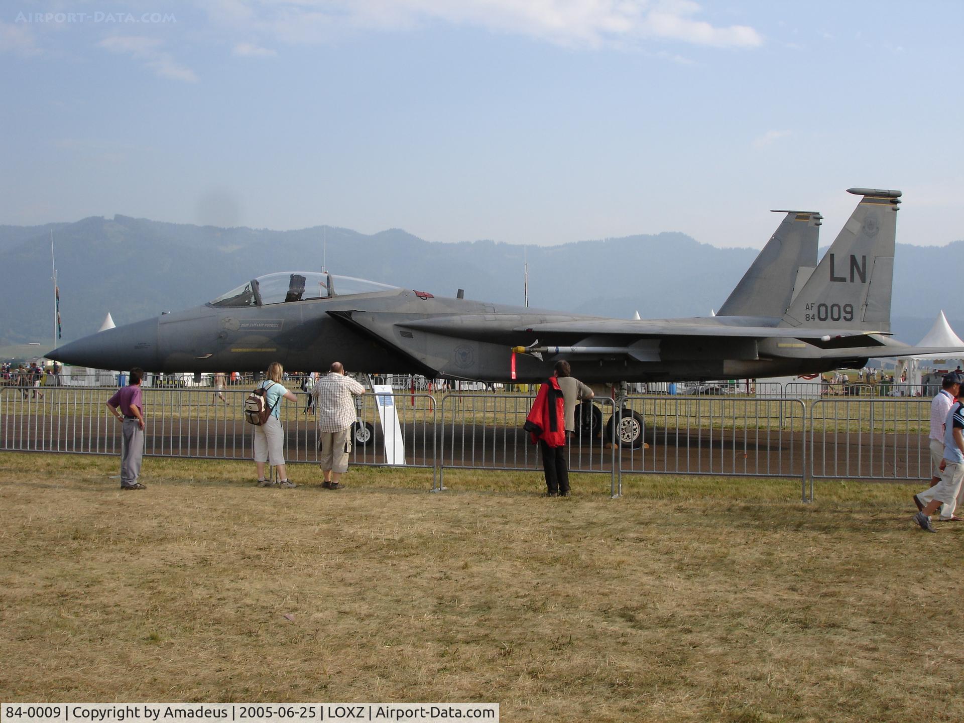 84-0009, 1984 McDonnell Douglas F-15C Eagle C/N 0918/C312, F-15 @ Air Power 2005