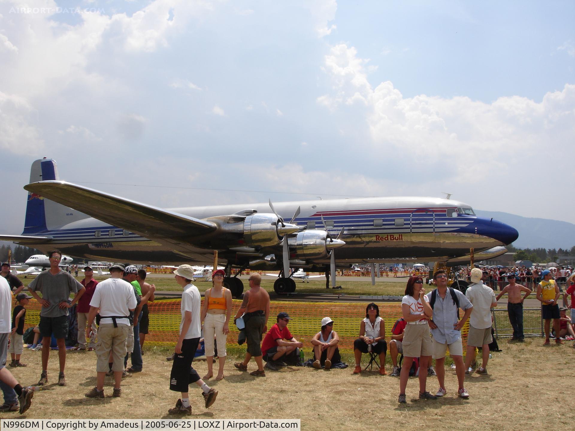 N996DM, 1958 Douglas DC-6B C/N 45563, Douglas DC-6B @ Air Power 2005