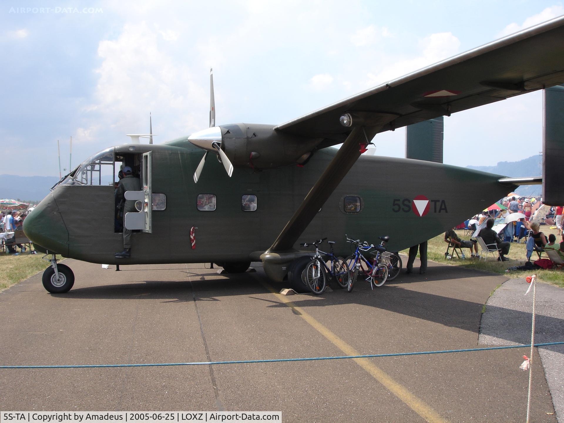 5S-TA, Short SC-7 Skyvan 3M-400 C/N SH.1855, Austrian Air Force Short SC-7 Skyvan @ Air Power 2005