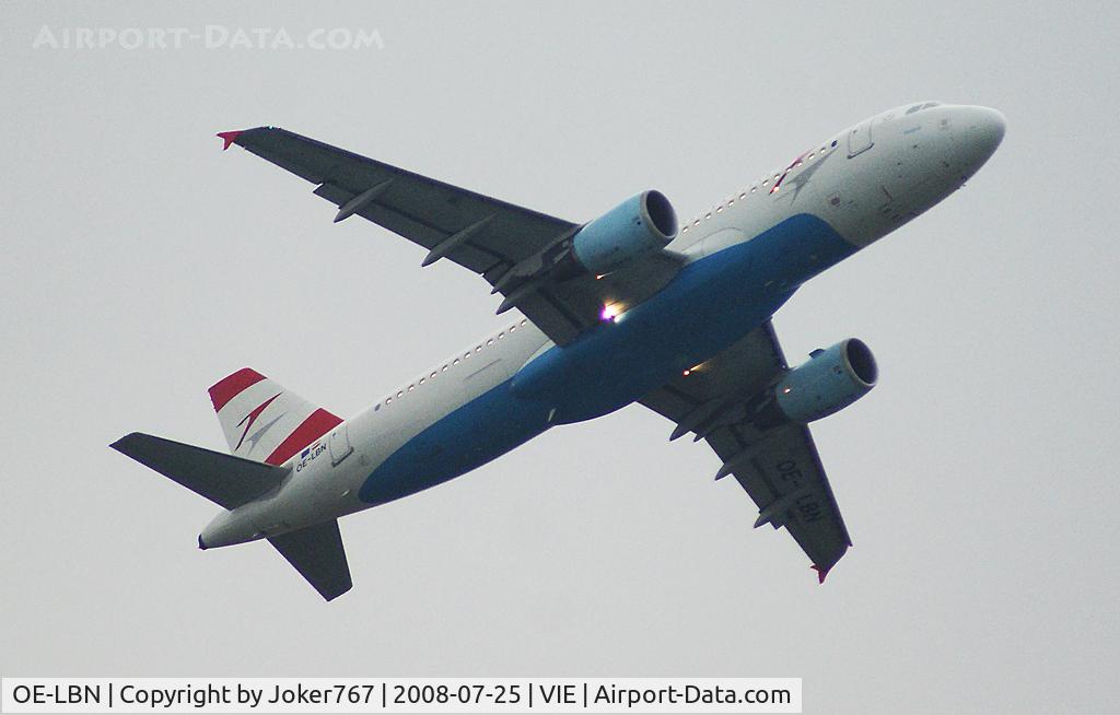 OE-LBN, 1997 Airbus A320-214 C/N 768, Austrian Airlines Airbus A320-214