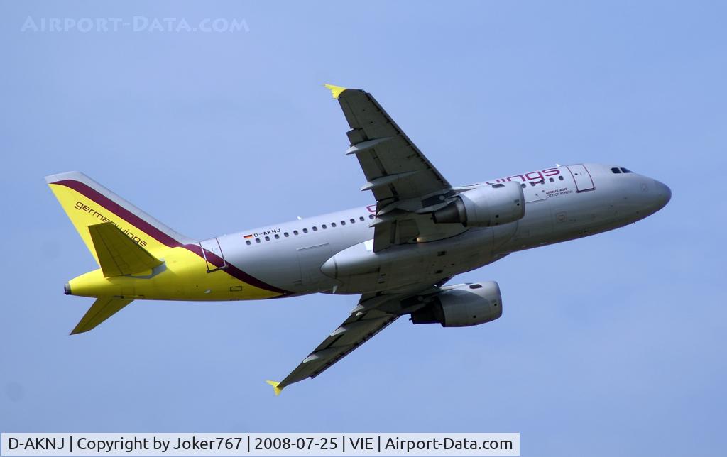 D-AKNJ, 2000 Airbus A319-112 C/N 1172, Germanwings Airbus A319-112